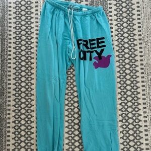 Blue free city sweatpants